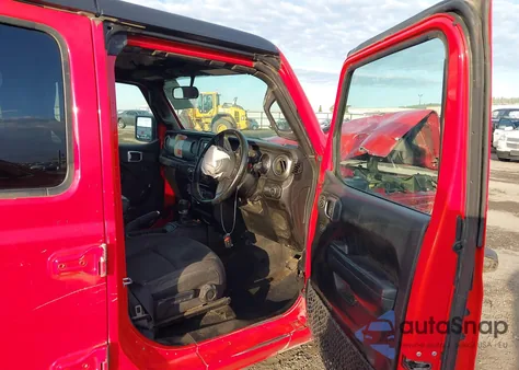 2021 Jeep Wrangler Sport Rhd 4X4 z USA, uszkodzony, nr VIN 1C4HJXKN8MW813669